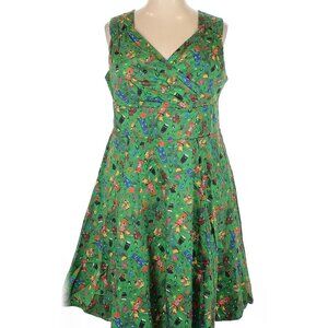 Disney Parks The Dress Shop Trader Sams Enchanted Tiki Room Swing Dress NWT